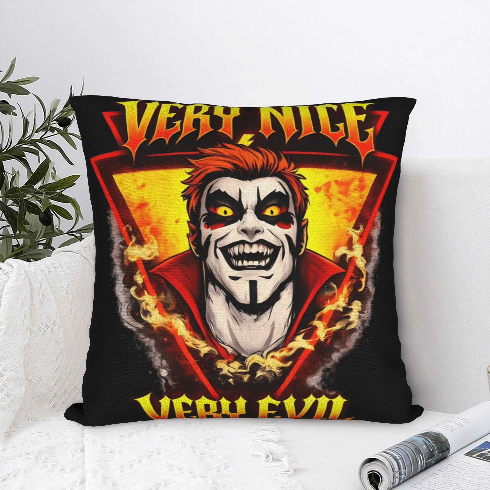 Danhausen Wrestler Square Pillow Cases  Cushion Covers Novelty Zippered Decor Pillowcover for Bed 18