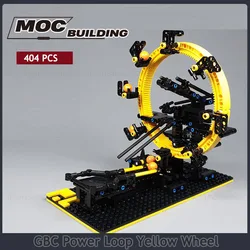GBC Power Loop Yellow Wheel Moc Building Block Ball Picker Technology Bricks Puzzle Educational Toys Creative Xmas Gifts
