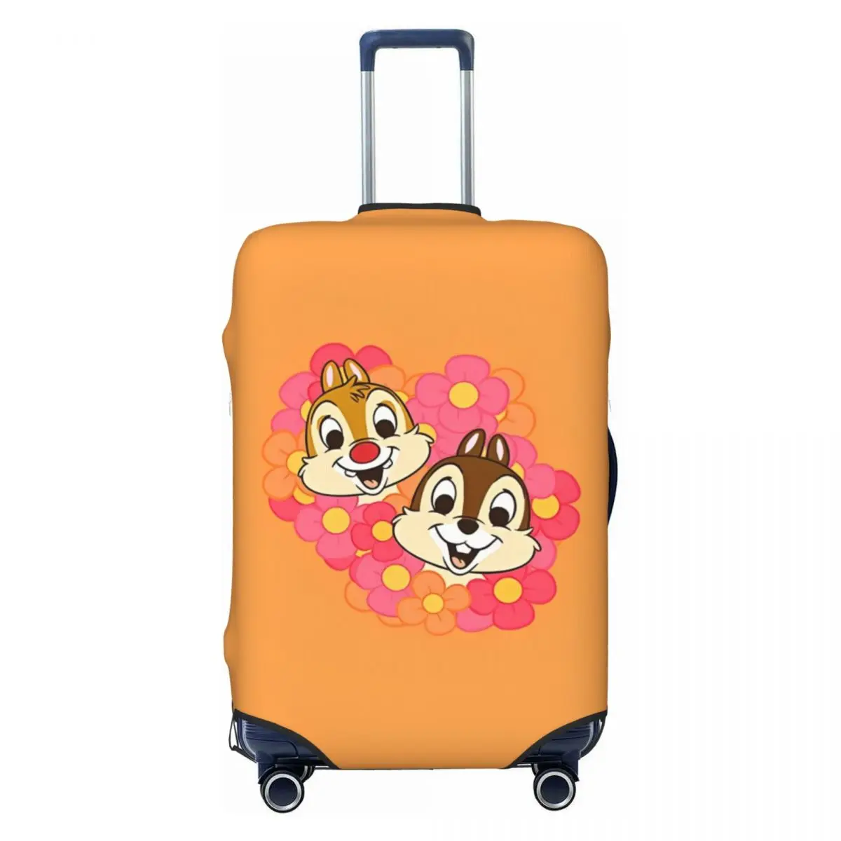 

Милый чехол для чемодана в стиле аниме «Чип и Дейл Фанарт», аксессуары для багажа, защита круизной поездки