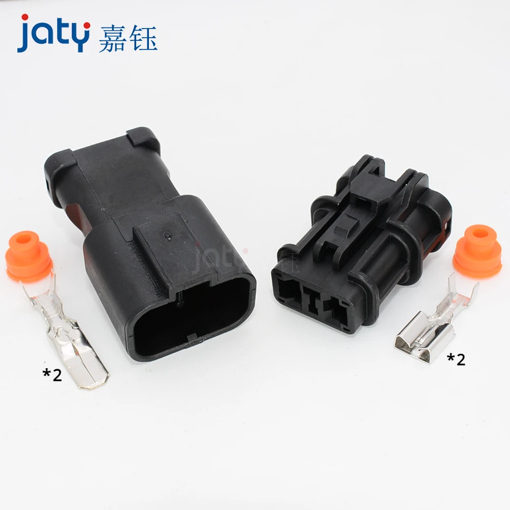 JATY 1set  DJ70253A-6.3-11/21 Automotive Connector Radiator Assembly Connector Plug 7222-6423-30