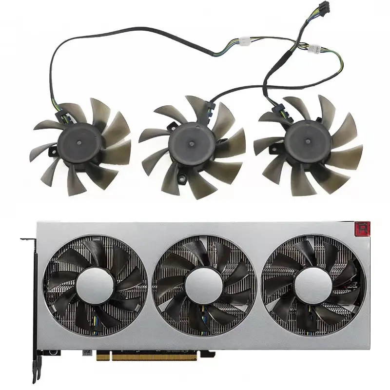 75MM FD8015H12S RadeonVII Replace Cooler Fan For AMD XFX/Sapphire/PowerColor/MSI/Gigabyte Radeon VII Graphics Card Cooling Fan