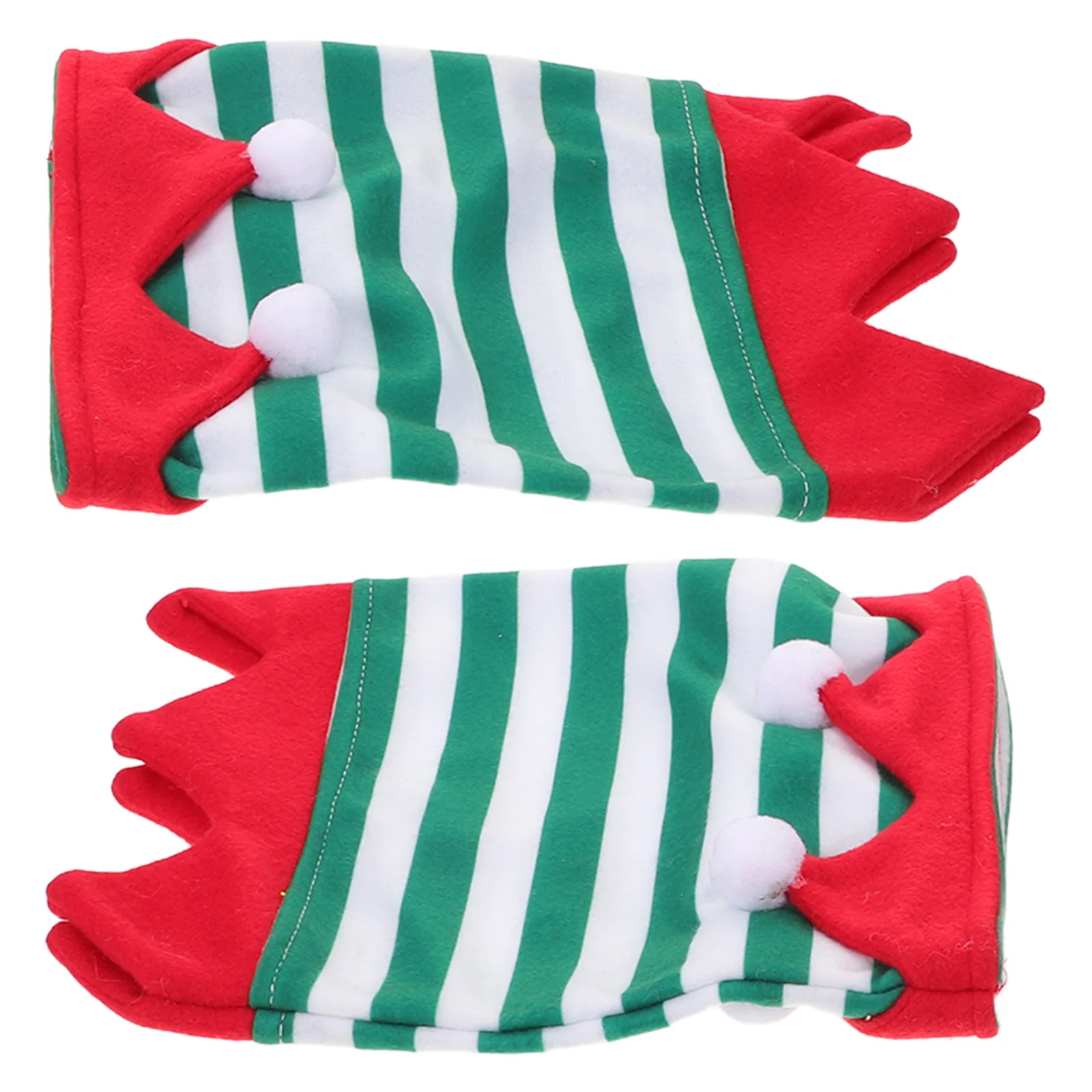 2 قطعة يلتف ساق الحصان أغطية مخططة مريحة للساقين الأمامية واقية عطلة زينة الحصان الساق يلتف الحصان الجراميق