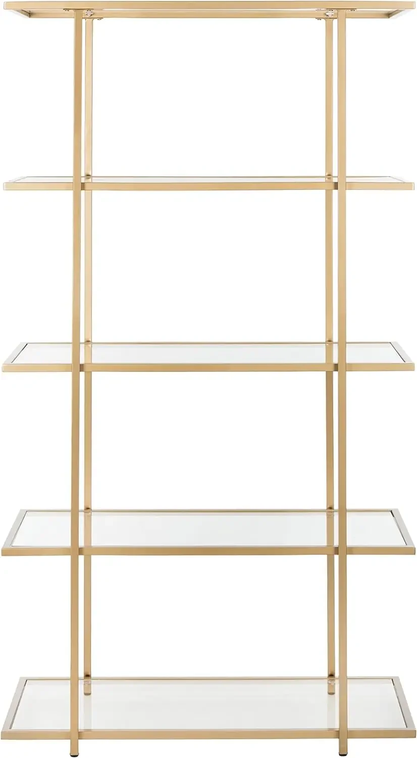 Safavieh Home Collection Francis 5 Tier Etagere, Gold/Clear