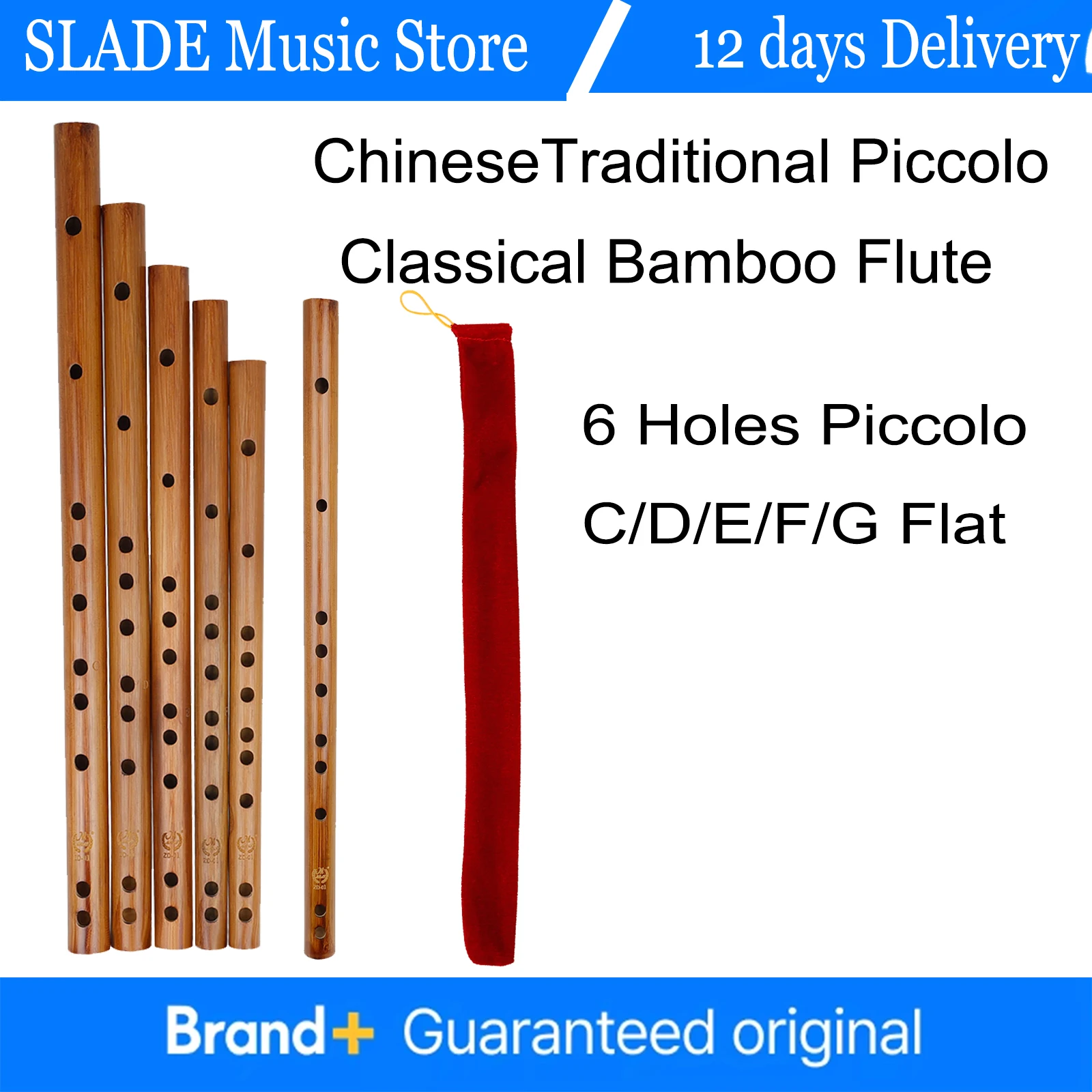 6 Holes Piccolo Bam…
