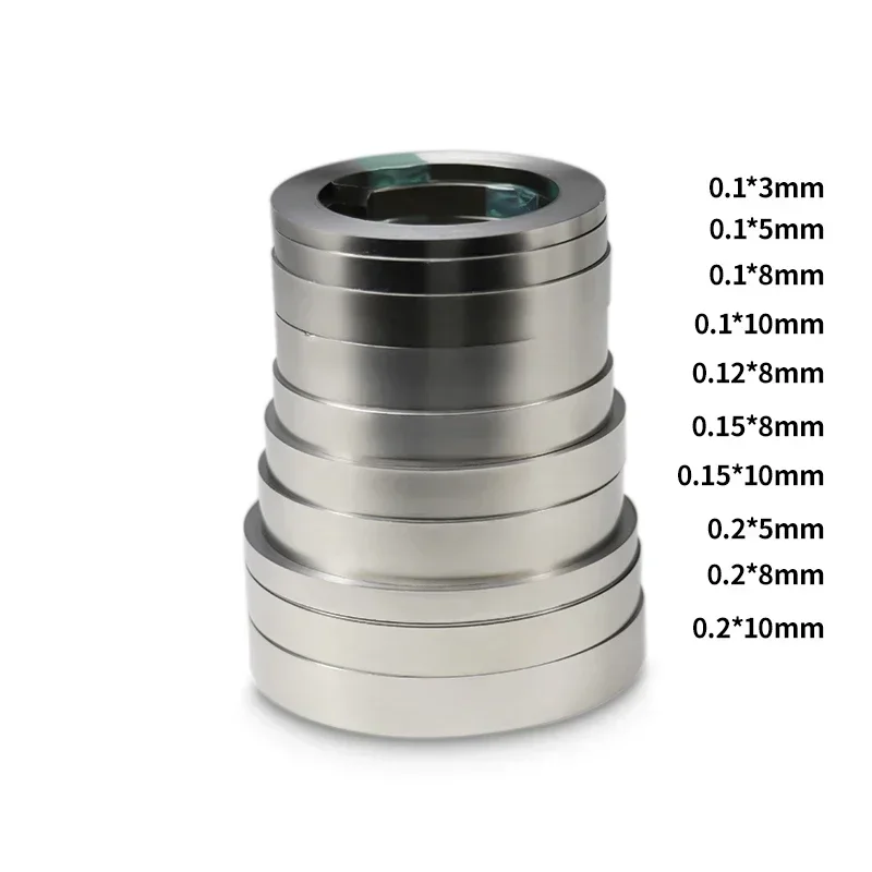 Nickel Plated Strip 18650 Li-ion Battery Nickel Sheet Plate Connector 0.1~0.2mm Steel Belt Spot Welding Machine Battery Welder