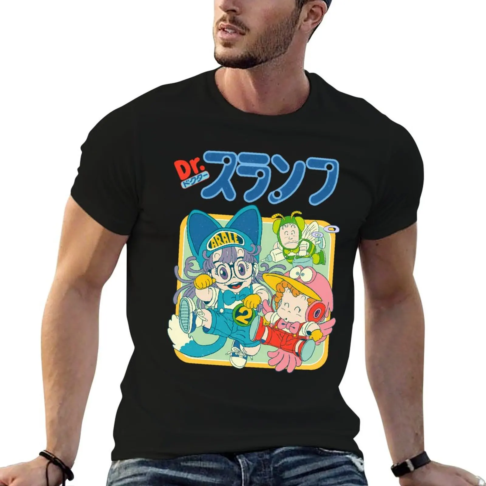 Arale Dr.Slump T-Shirt cotton graphic tees anime clothes for a boy mens shirts graphic tee