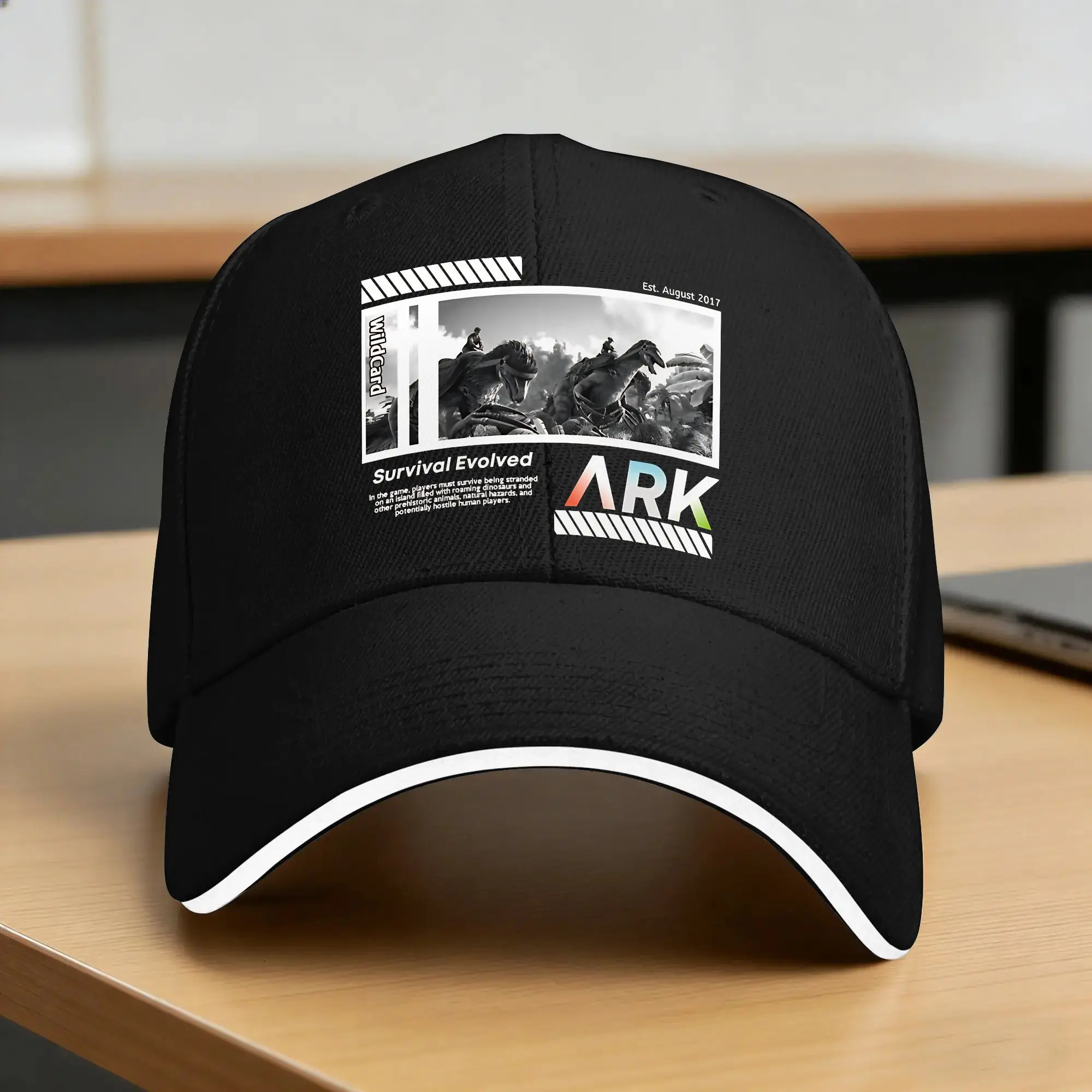 ARK Survival Evolved – casquette de baseball décontractée, chapeau de camionneur d'été, casquette de course hippie, casquette Snapback unisexe pour adolescents, casquettes de baseball classiques