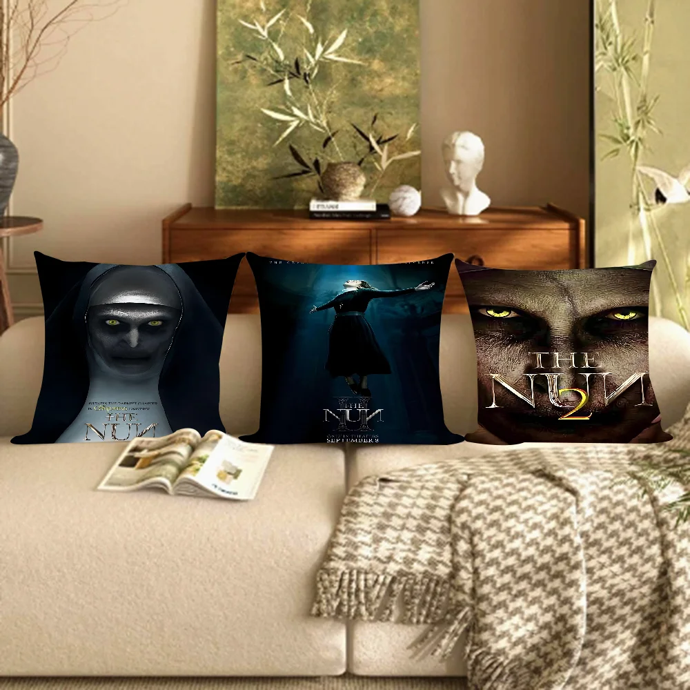 

Classic Horror Movie Collection The Nun Pillowcase Toon Gift Cushion Cover Bedroom Home Sofa Chair Seat Decor Pillow Case