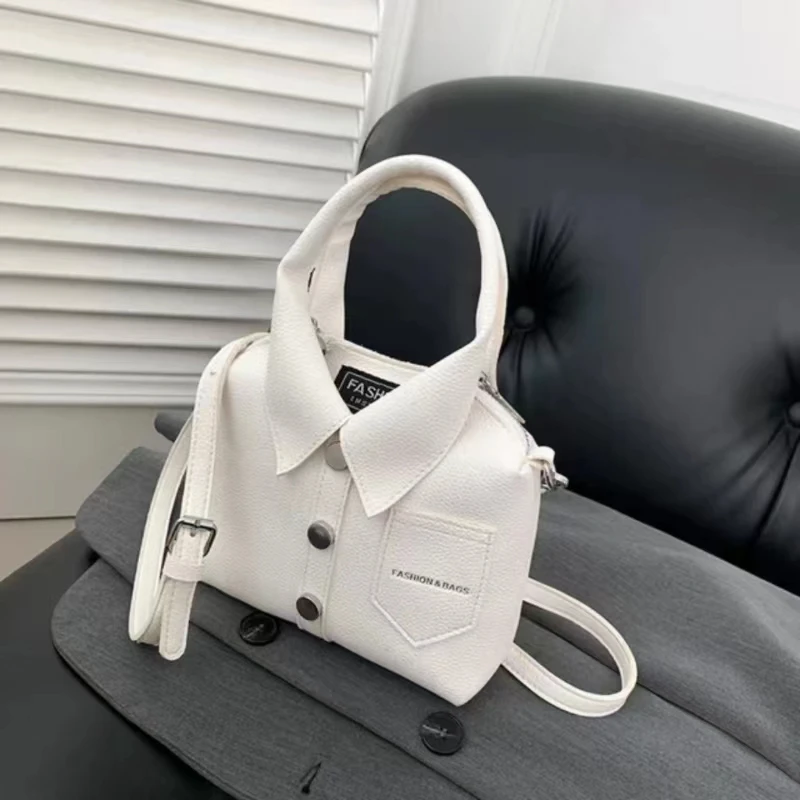 2024 Spring Fashion Versatile Commuter PU Small Bag Women's Solid Color High Quality Texture Women's Crossbody Bag Single Should