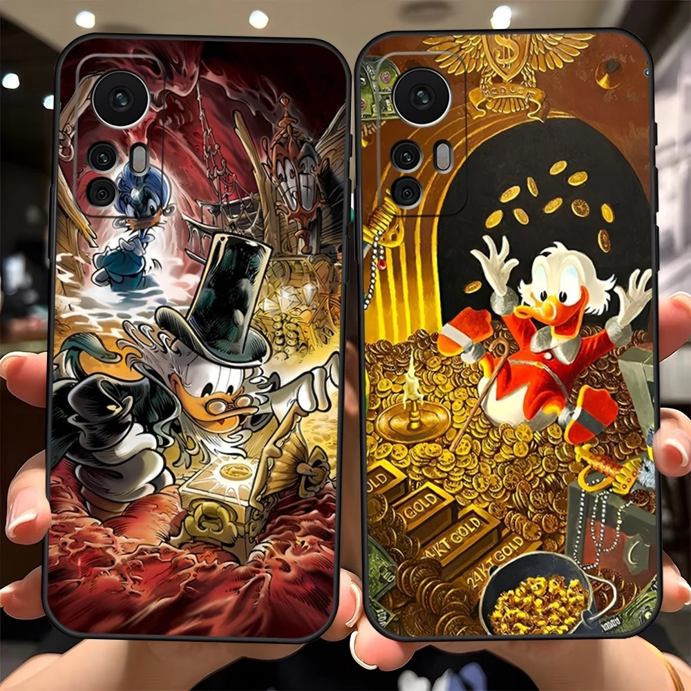 Scrooge McDuck Phone Case Fundas for Xiaomi Redmi Note 13 10 12 Pro POCO F4 F5 X5 Pro 12 13 11T Lite Ultra Cover