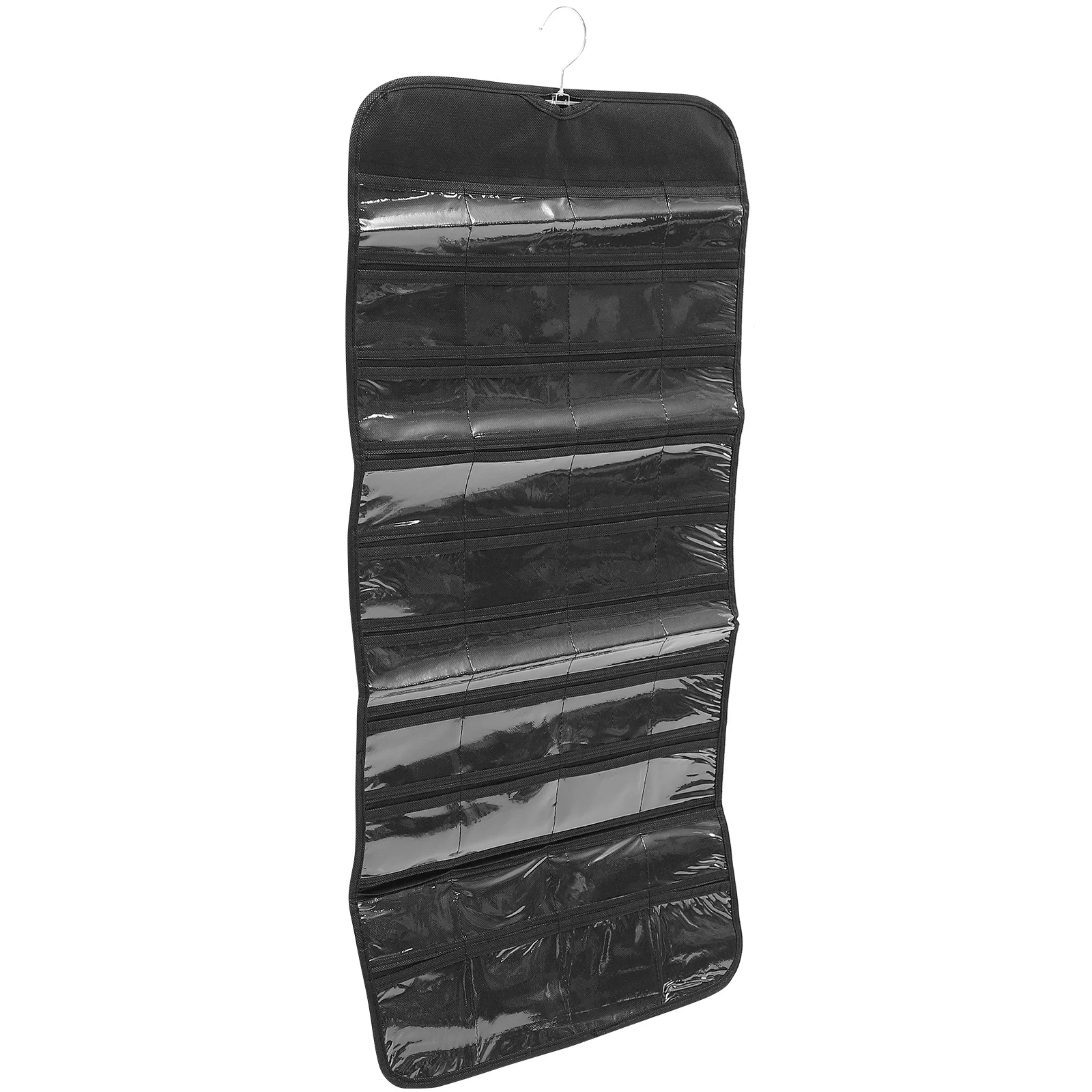 

Large Jewelry Hanging Organizer Double Sided Storage Bag for Necklaces Earrings Wall Mounted Organizer