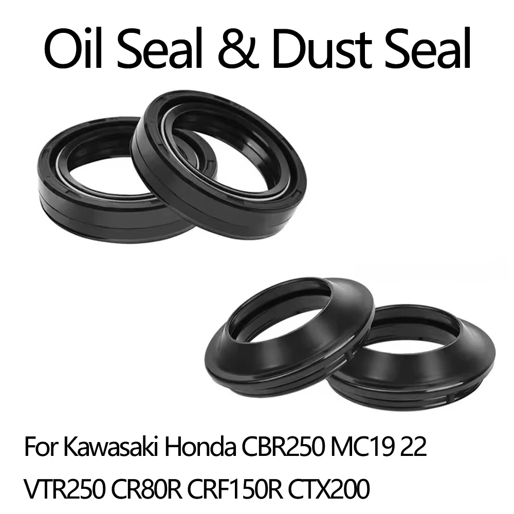 37x50x11 37 50 11 Oil Seal & Dust Cover Front Fork For Kawasaki Honda CBR250 MC19 MC22 VTR250 CR80R CRF150R CTX200 CBR 250 MC 19