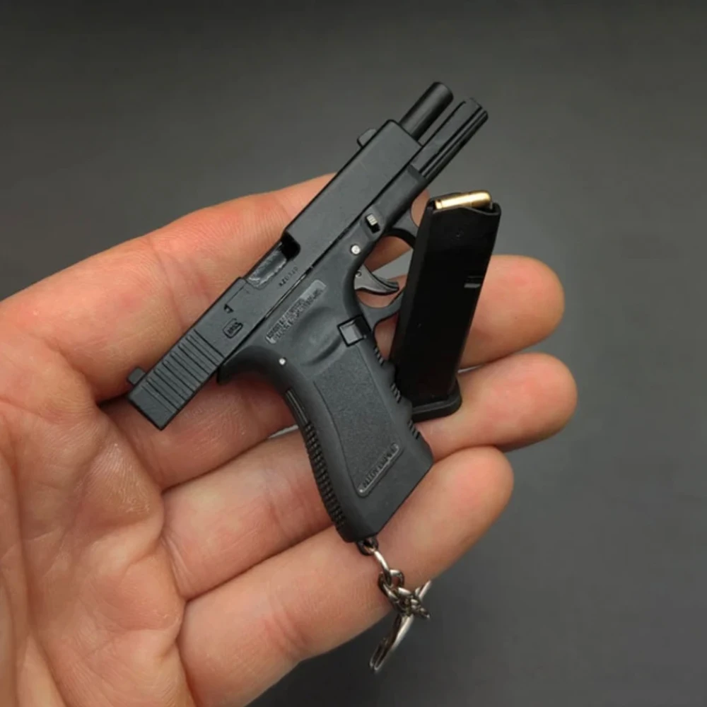 Llavero Glock 17 táctico con piezas móviles y forma de pistola - imagen 2