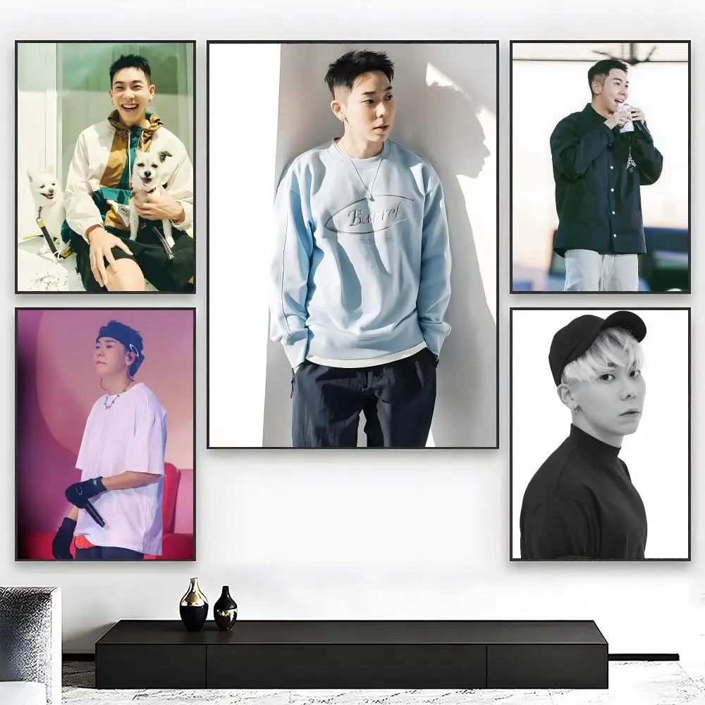 Korean Rapper L-Loco Poster Wall art print art suitable for living room bedroom bar parlor home decor gift