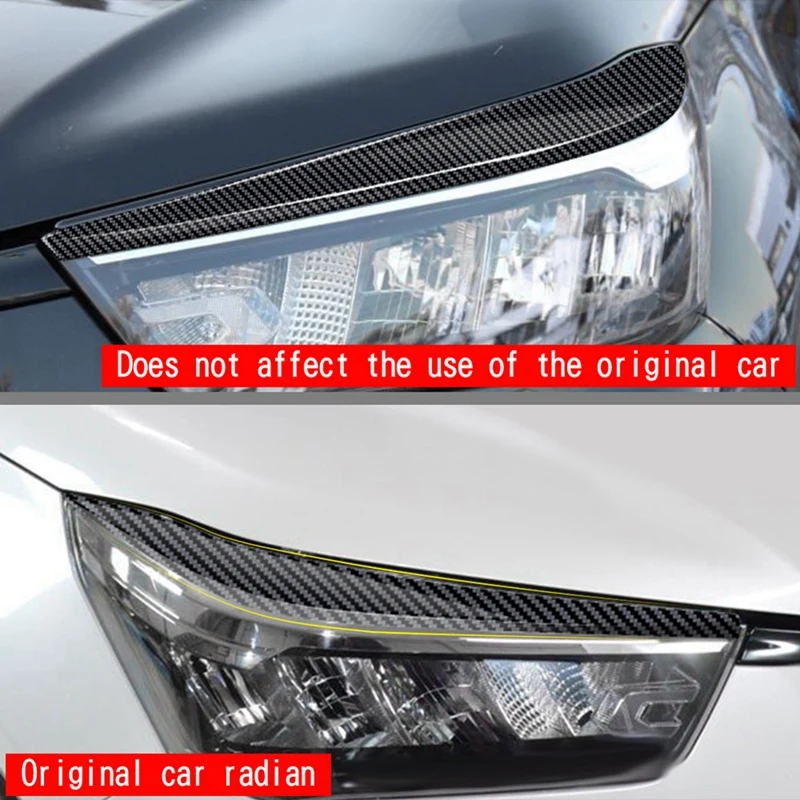 Car Front Headlights Eyebrows Tail Light Eyebrow Cover Trim Spoiler Style For Toyota Raize 200 ROCKY Series