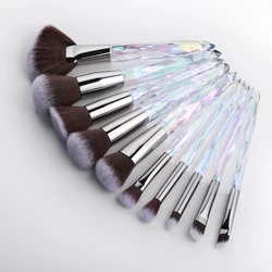 KOSMETYKI Soft Fluffy Makeup Brush Set For Cosmetics Foundation Blush Powder Eyeshadow Premium Clear Makeup Brush Beauty Tools