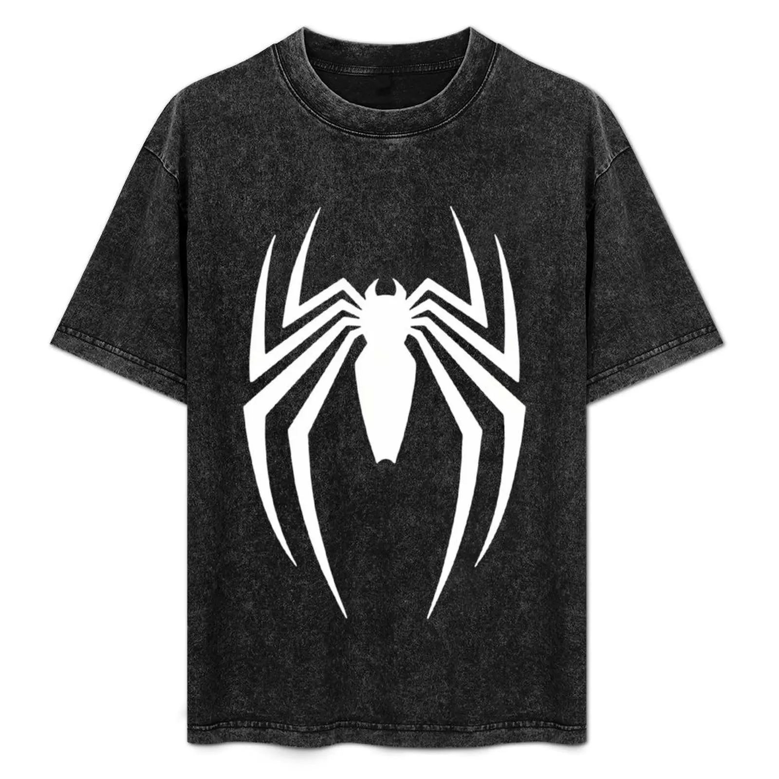 

PS5 Spider Symbol T-Shirt valentines boutique clothes tops baggy shirts vintage clothes mens cotton t shirts