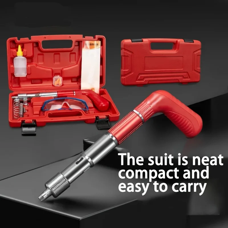 Cement Wall Nail Fixing Tool，Manual Steel Nails Machine，Concrete Nail Drilling Machine，Small Portable Home Woodworking Nail Gun