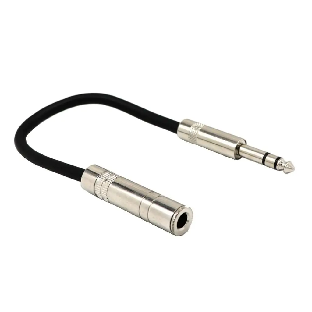 Adaptador de cable de audio estéreo de 6,35 mm para cable de auriculares Aux con enchufe