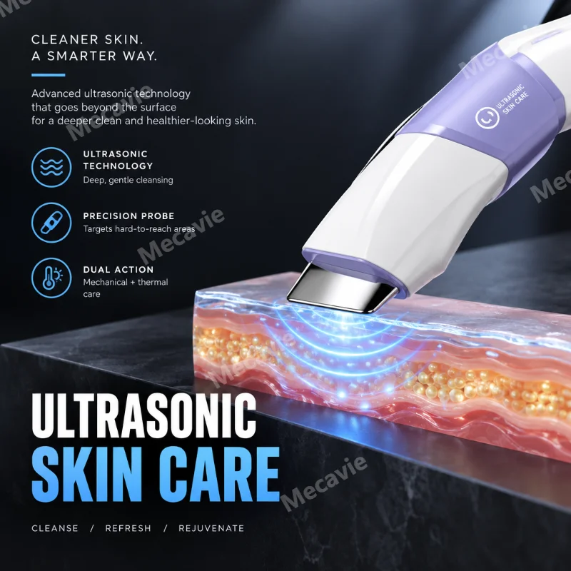 Professional Ultrasonic Skin Rejuvenation Device With Hd Touch Screen Eight Treatment Heads T To T Multimode Operation And Dual