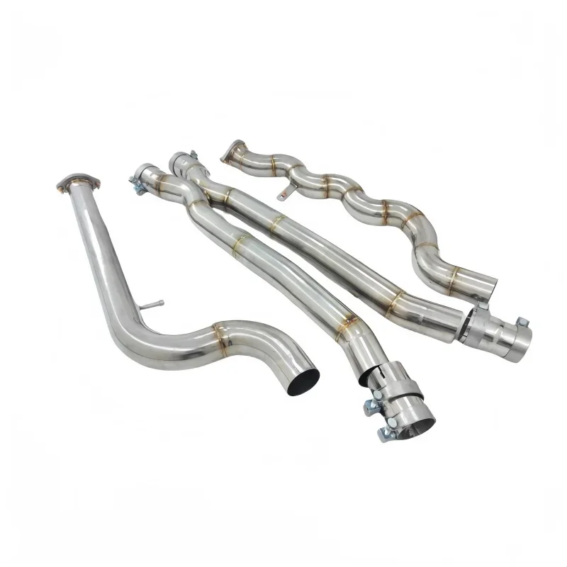 High-flow Equal-length Mid-tube Resonators S58 G80 G81 G82 M3 M4 3.0T Stainless Steel Exhaust System Mufflers