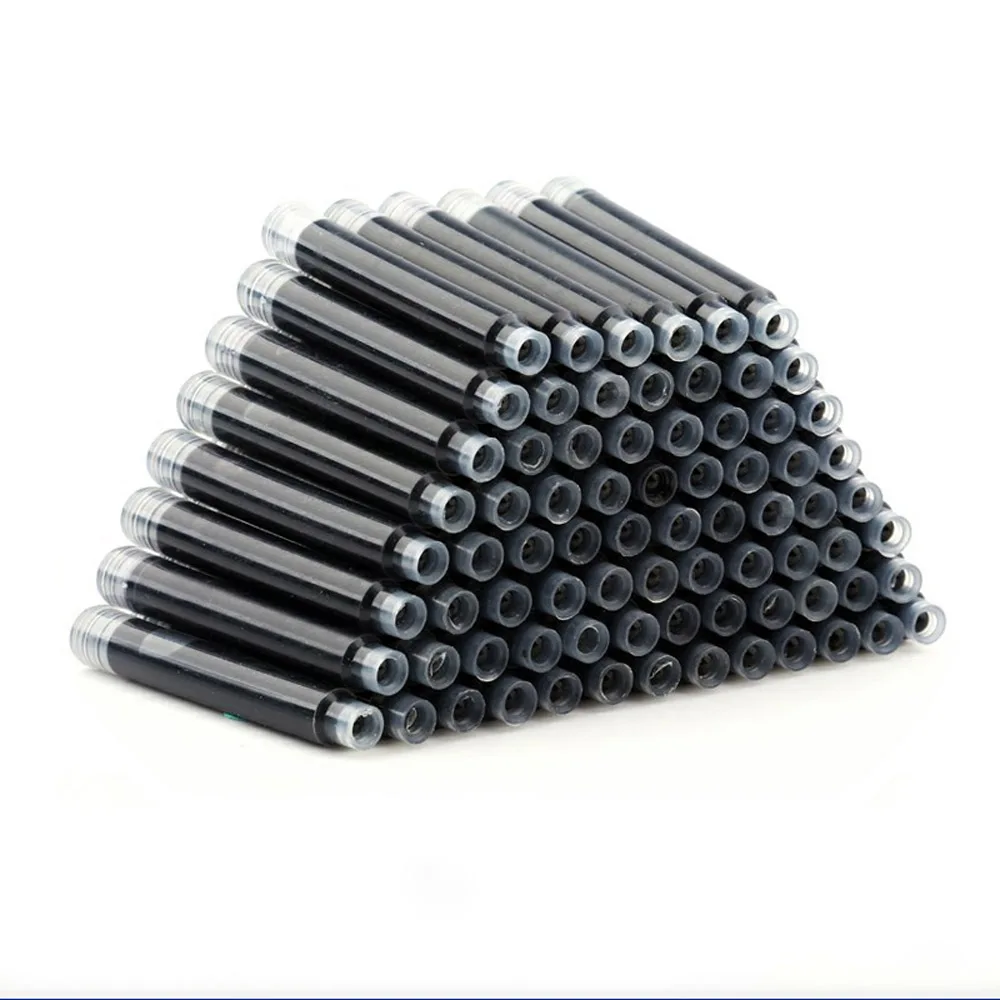 51pcs Fountain Pen ink refills diameter 2.6mm 3.4mm standards international Stationery Office supplies INK PEN