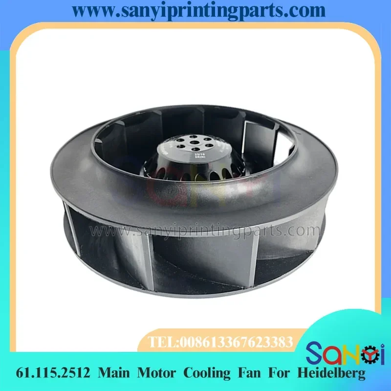 1 قطعة أفضل جودة 61.115.2512 مروحة تبريد المحرك الرئيسي لأجزاء آلة الطباعة هايدلبرغ