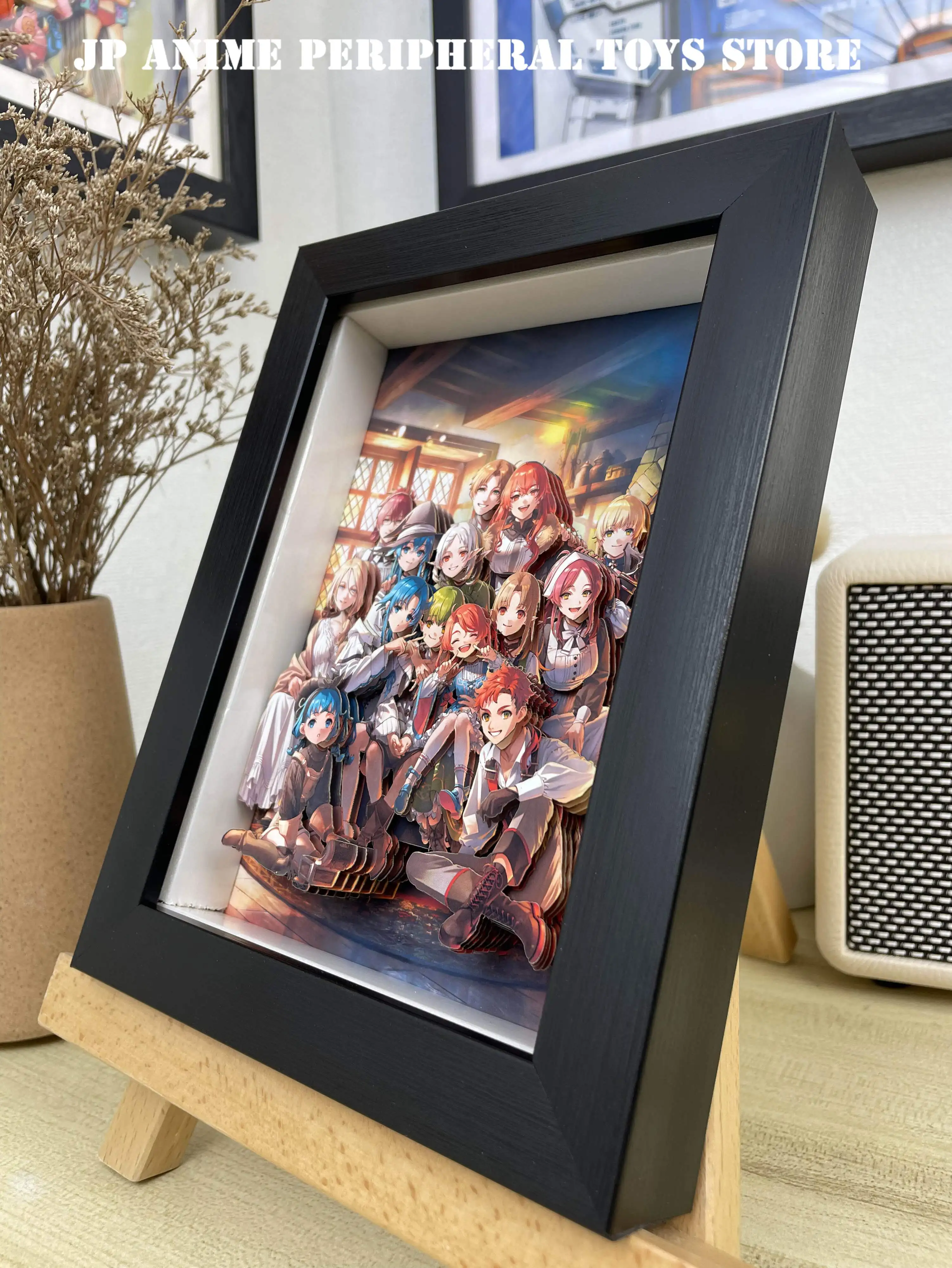 

Rudeus Greyrat‌ 3D Handmade Art Painting Mushoku Tensei Jobless Reincarnation Figure Collect Picture Ornaments Decora Fans Gift
