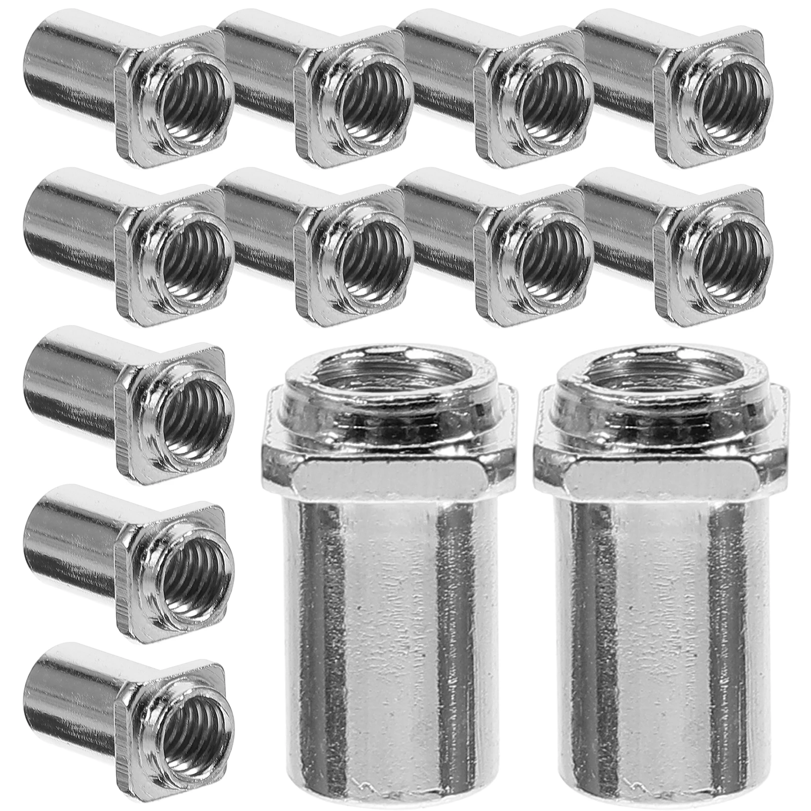

20 Pcs Drum Screw Nut Floor Spare Part Lug Nuts Musical Instrument Tension Rod Parts Iron Snare Swivel