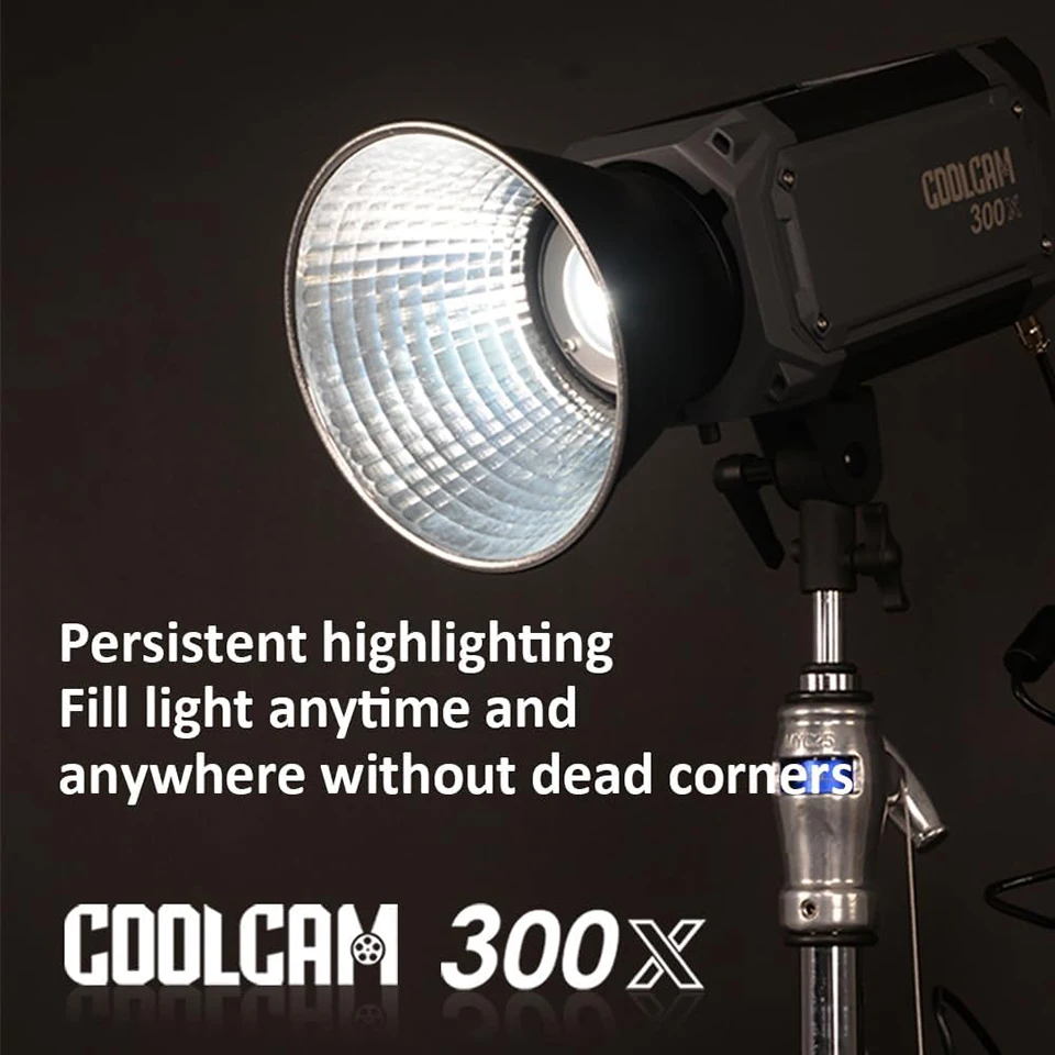 LS COOLCAM 300X 300w Bi-color COB Photography Light CRI95+ TLCL96+ High Power Fill Light with Professional DMX Control