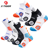 X-TIGER 3 Pairs Sports Socks Men Women Professional Cycling Socks Anti pilling Breathable Sport Running Camping Football Socks