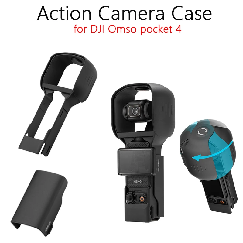 Für DJI Osmo Pocket 4 Action-Kamera-Hülle Stoßfeste Kratzfeste Schutzhülle für DJI Pocket 4 Zubehör