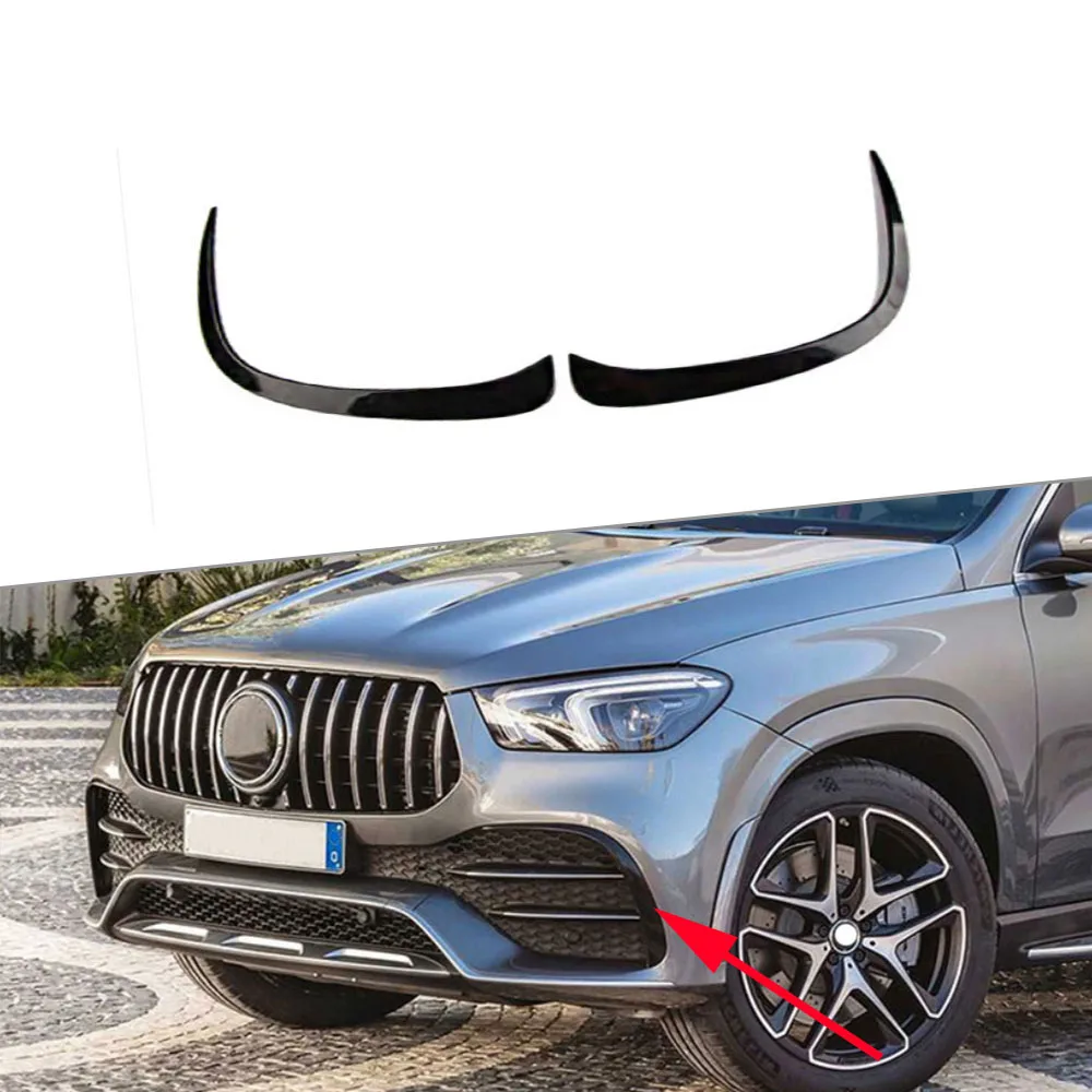 

Carbon Fiber/ABS Front Bumper FogLamp Canards Splitters For Mercedes Benz GLE Class W167 GLE350 GLE450 GLE53 AMG Sport SUV 2020