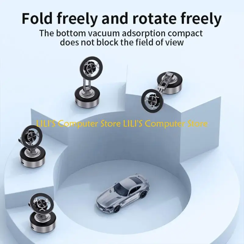 A52B Secure Mount Bracket 360 Degree Rotation Vacuum Suction for Travel Use