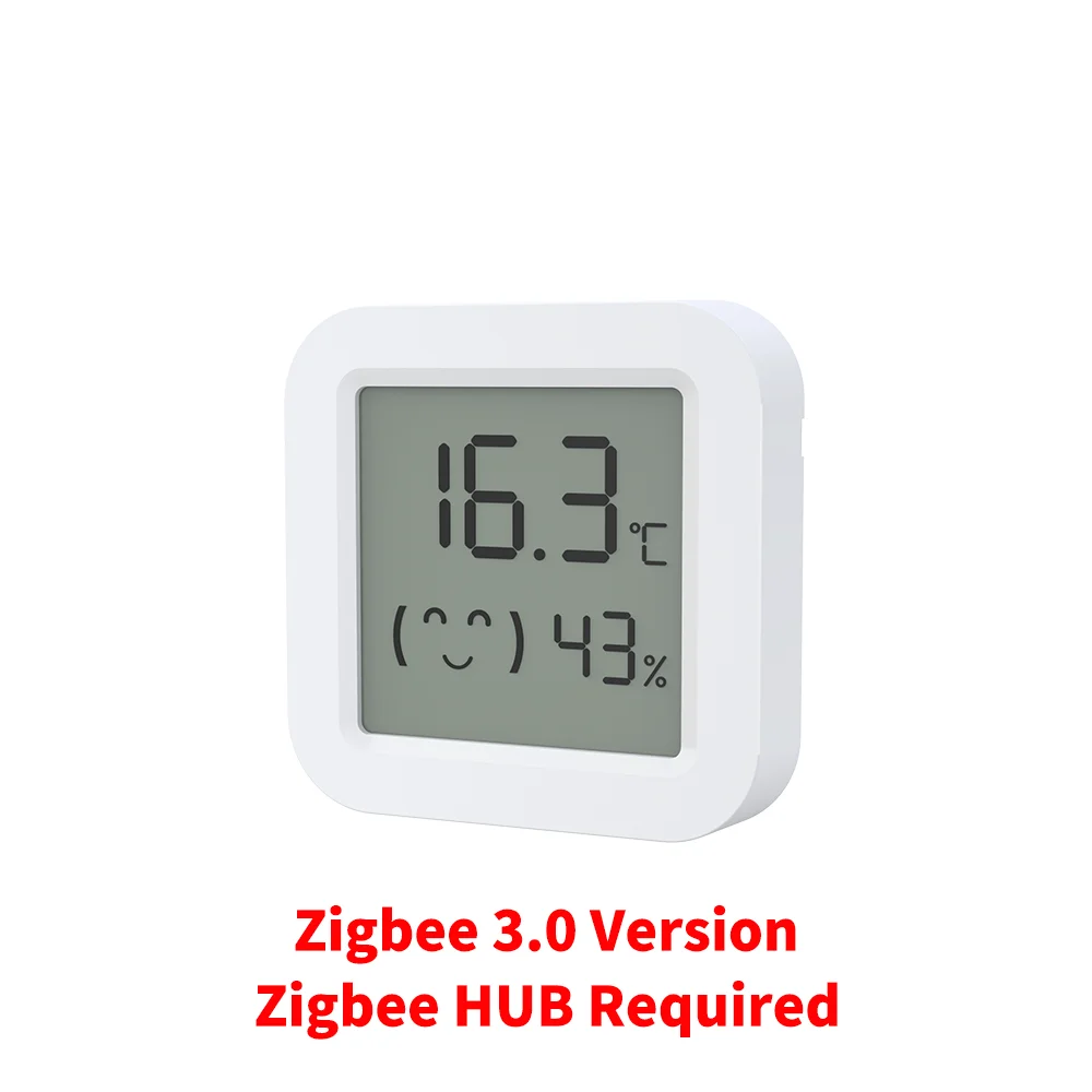 Zigbee 3.0 Temperatur- und Feuchtigkeitssensor Unterstützt HA (Home Assistant), Alexa, Yandex, ZHA und Zigbee2MQTT