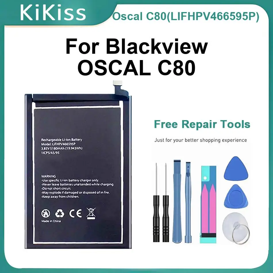 Mobile Phone Battery Oscal C80LIFHPV466595P For Blackview OSCAL C80 Rechargeble Batteries