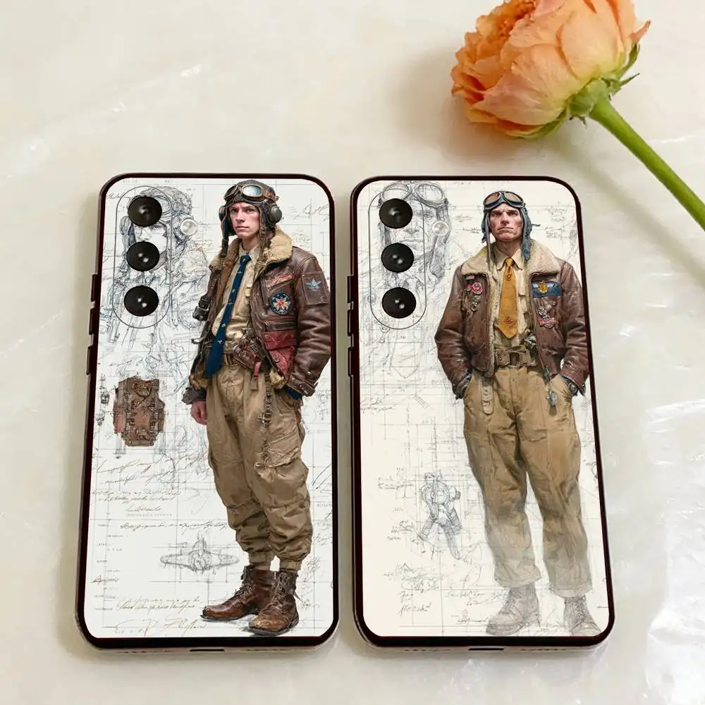 

WW2 US Army Uniform Phone Case for Samsung Galaxy A14 A15 A16 A24 A25 A34 A35 A54 A55