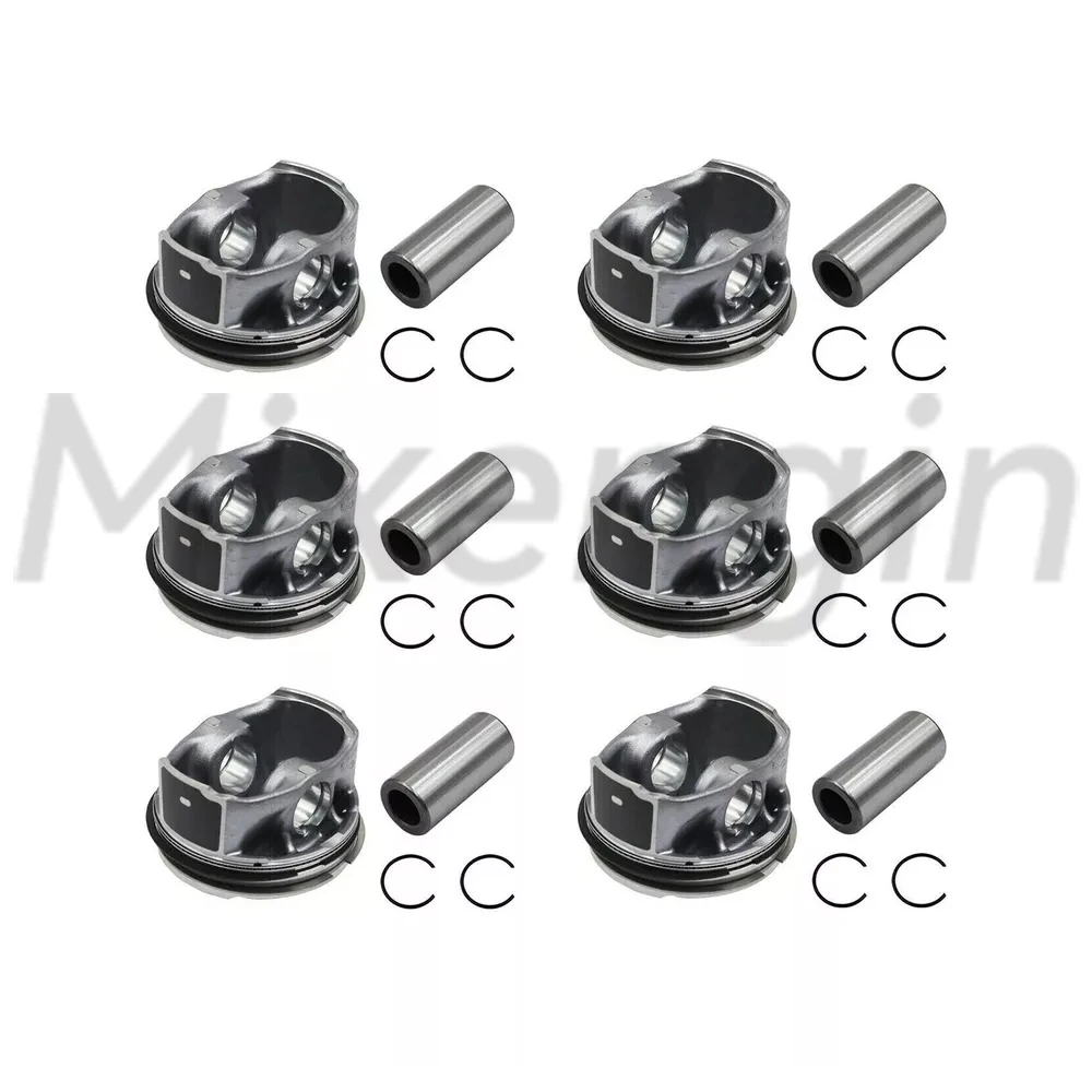 Peças de motor conjunto junta cabeça kit corrente dentada pistão kit rolamento caber 306ps aj126 3.0 v6 gás para jaguar xe land rover 3.0l 12-21