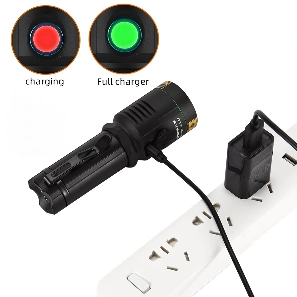 Linterna UV carga USB luz negra – Detección minerales escorpiones - imagen 4