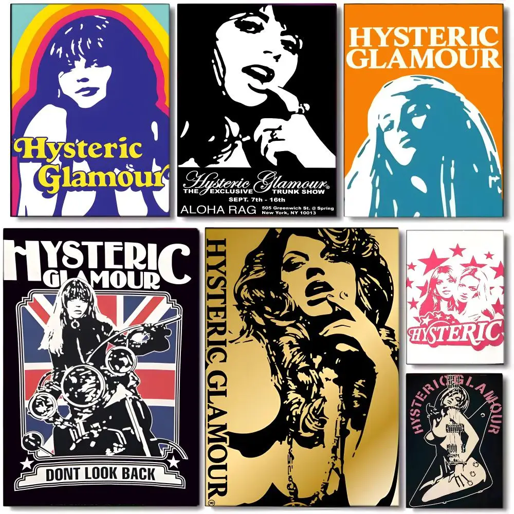 Vintage Rock Style H-Hysteric Glamour Poster Wall art print art suitable for living room bedroom bar parlor home decor gift