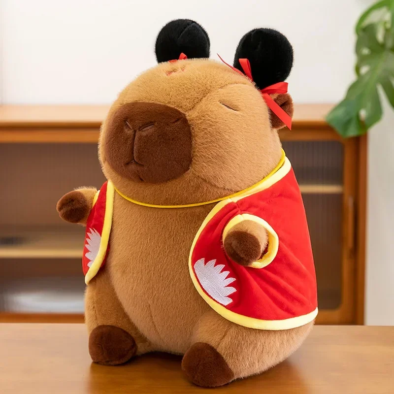 ตุ๊กตาเนจาคาปิบาราขนาด 30-50 ซม. ตุ๊กตาคาปิบาร่าน่ารัก ตุ๊กตาสัตว์นุ่มนิ่ม ของเล่นอนิเมะขนฟู ของตกแต่งห้องน่ารัก ของขวัญวันเกิด/คริสต์มาสสำหรับเด็ก
