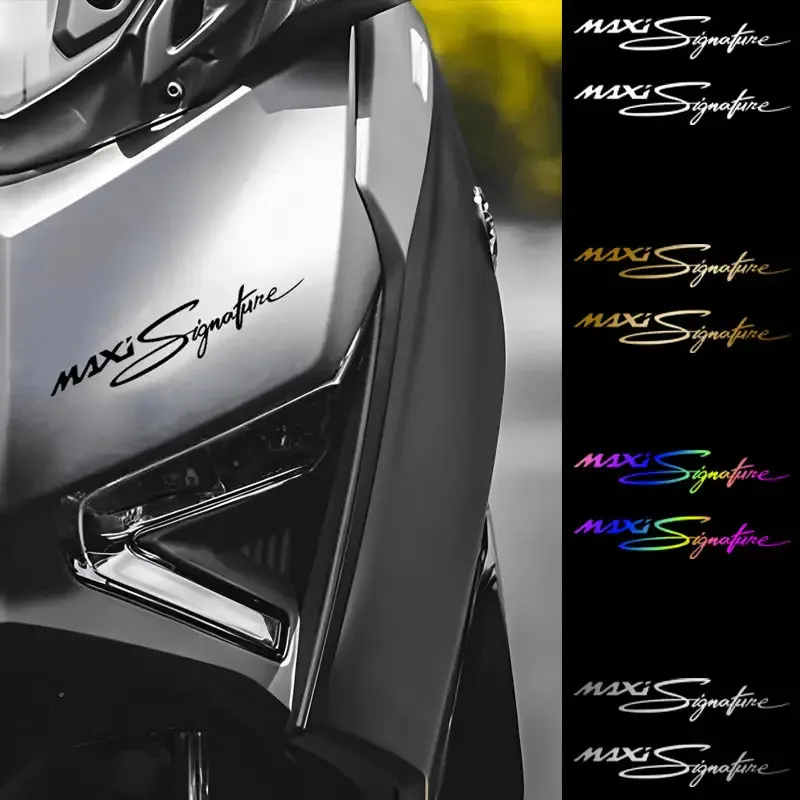 NMAX Logo Vinyl Sticker, Waterproof PVC Decal for Motorcycle Helmet Body Car Snowmobile Colorful Durable Weatherproof Decor