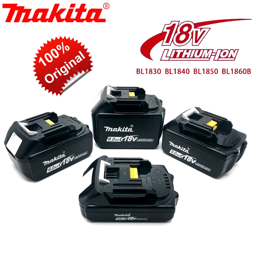 

BL1860B 18V 6Ah Makita Screwdriver Cordless Percussion Drill Electric Variable Speed Brushless Motor Impact Power Tools battery