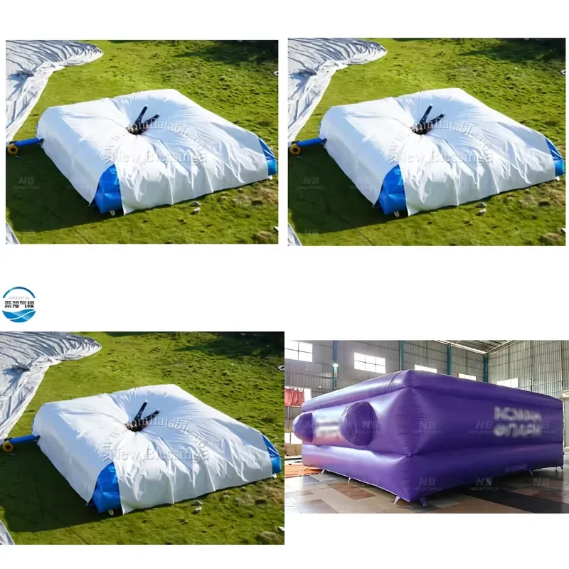 Extreme Sports Freefall Stunt Jump Landing Inflatable Mats Stunt Air Bag Crash Mat Big Jump Airbag Inflatable Stunt Bag