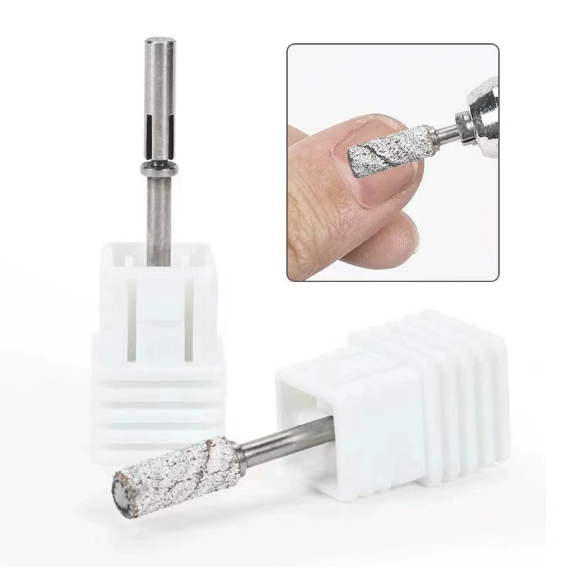 Prego mini lixa bandas mandril bit para manicure lixa anel titular pele morta unhas gel remover 3/32 "acessórios de broca do prego