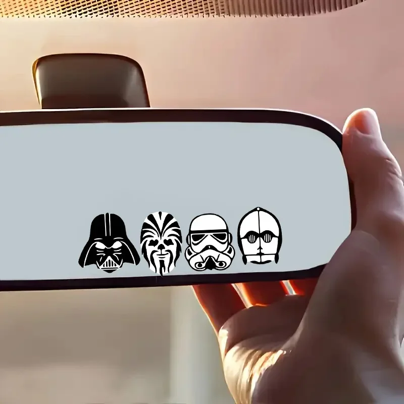 

1 шт. автомобильные наклейки-милые мультяшные автомобильные зеркальные стеклянные наклейки автомобильные персонализированные аксессуары для внешнего вида