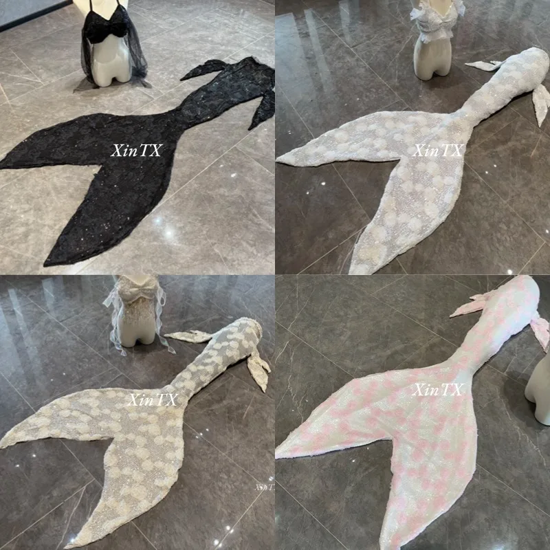 

Hot shiny mermaid tail adult women's swimwear mermaid costume for swimming aquarium performance role play