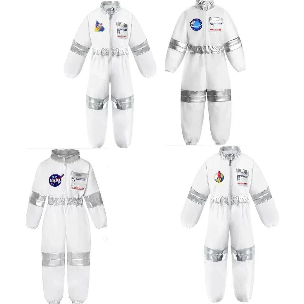 

Halloween Space Suit Cosplay Costume Cool Astronaut Suit Astronaut Holiday Party Performance Children's Space Suit Costumes