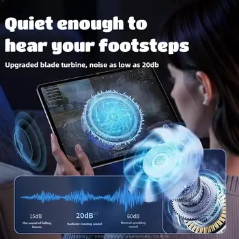 FS12 Magnetický chladič tabletu s digitálním displejem 45W Vysoce výkonný AI chladič ledu pro iPad a Android Univerzální chladič 8 nejlepší prodej Vodní chlazení iPadu - №4