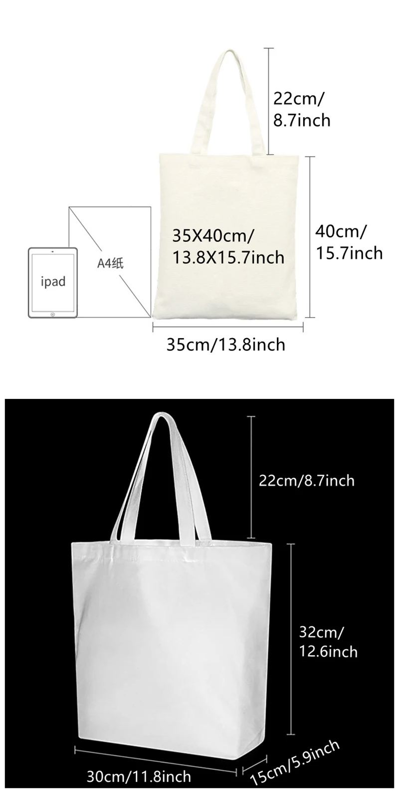 Dirty Dancing Hip Hop Canvas Tote Woman Harajuku Casual ToteBag Shopping Handbag for Girls